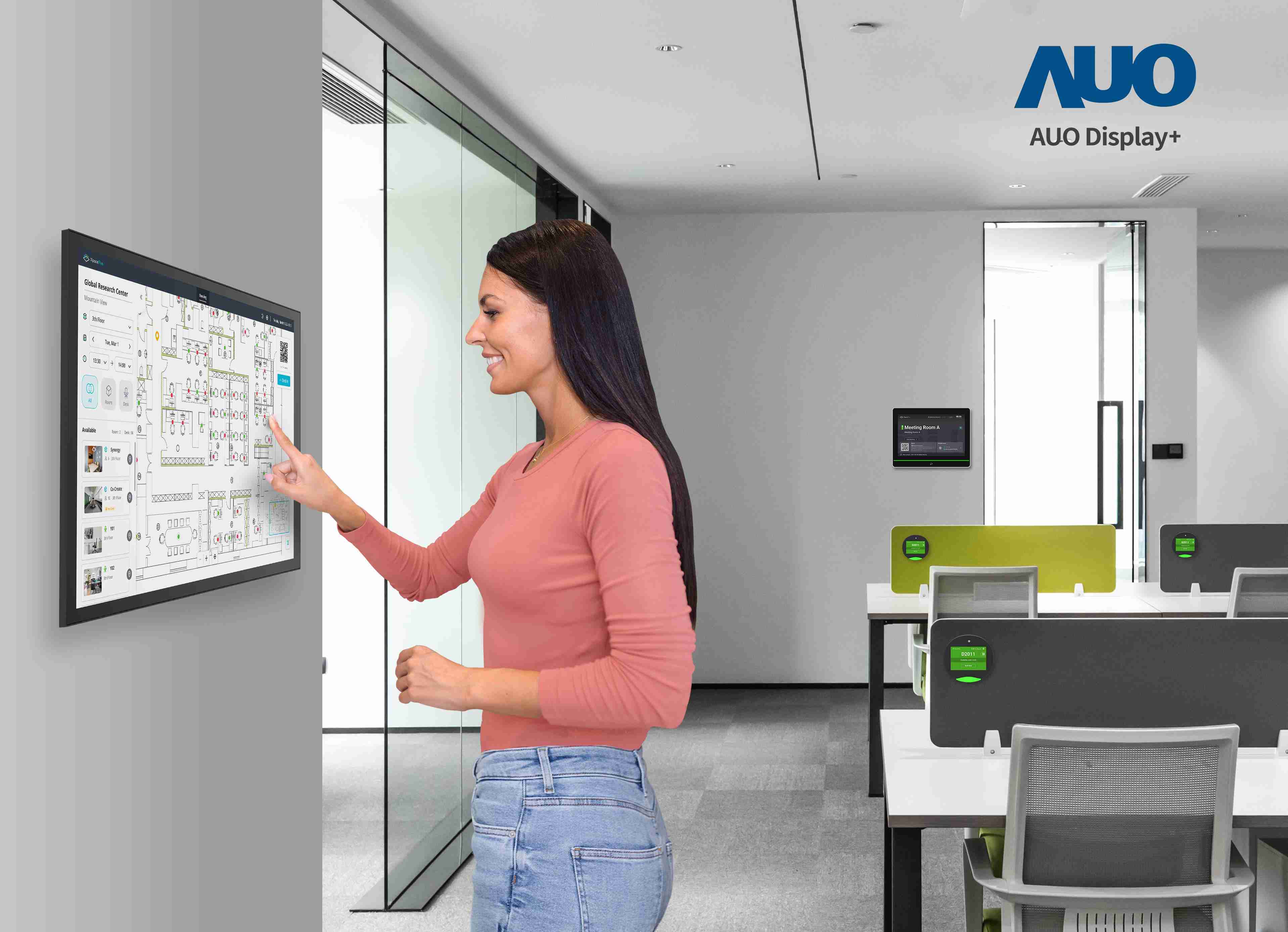 达擎会议空间管理解决方案可应用于空间预约和管理流程，，，将办公空间的查询、、预约和保留等流程自动化，，，，为用户提供更灵活、、弹性的工作模式