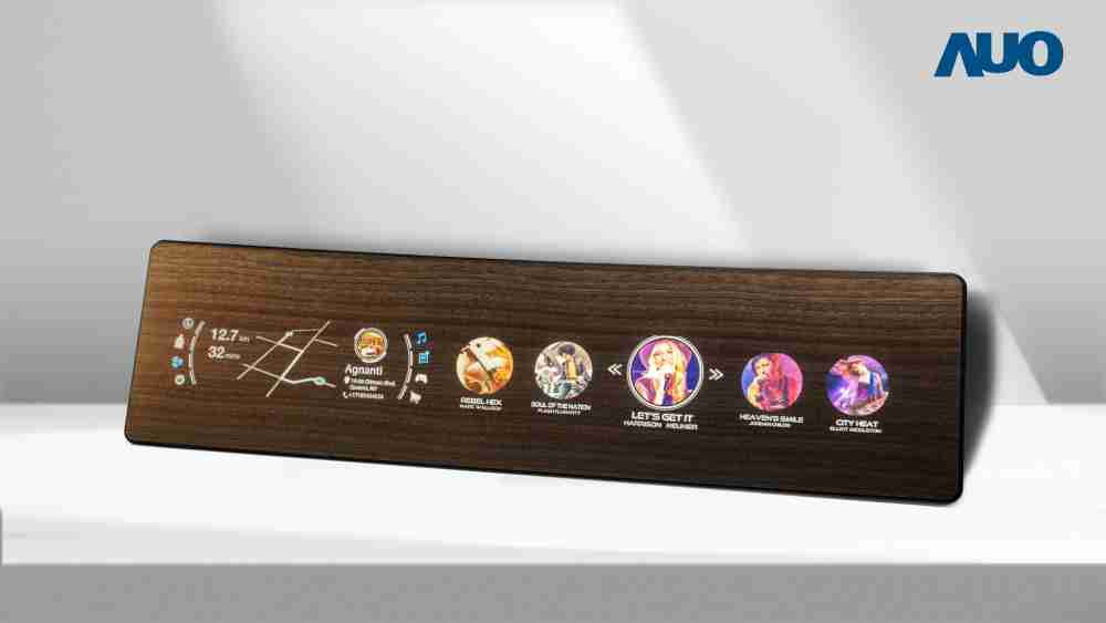 赏金国际研发全球最高穿透度达80%的AmLED木纹显示器，，可于使用时呈现高亮度、、、清晰可见的信息，，并在不使用时回归为单纯的饰板，，节能兼具美观